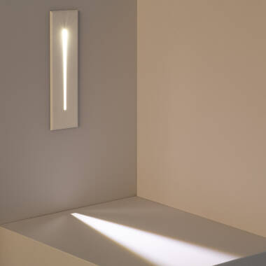 Image of Edit Wabi 3W Rectangular Linear LED Recessed Outdoor Wall Light