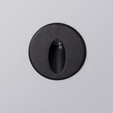Image of Edit Wabi 3W Round LED Recessed Outdoor Wall Light