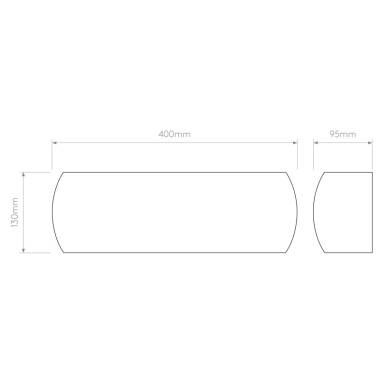 Image of Astro Milo Ceramic Up & Down Wall Light
