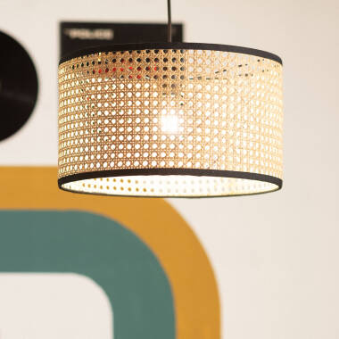 Image of Edit Huela Rattan Ceiling Pendant Light