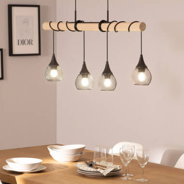 Edit Monah 4 Light Bar Ceiling Pendant