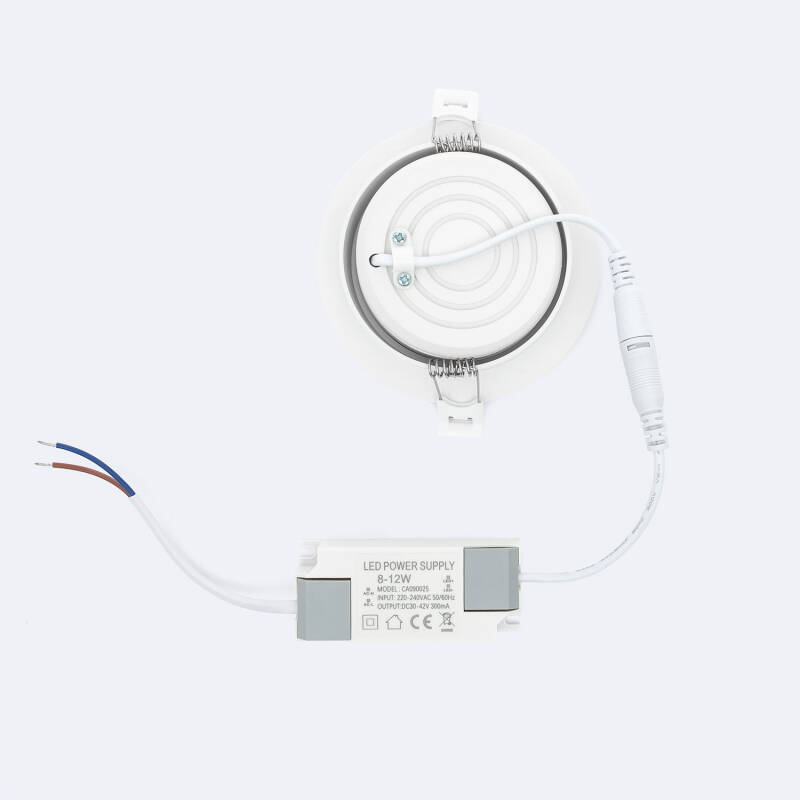 Image of Round UltraSlim Expert Colour 10W COB LED Adjustable Downlight Cutout 90mm