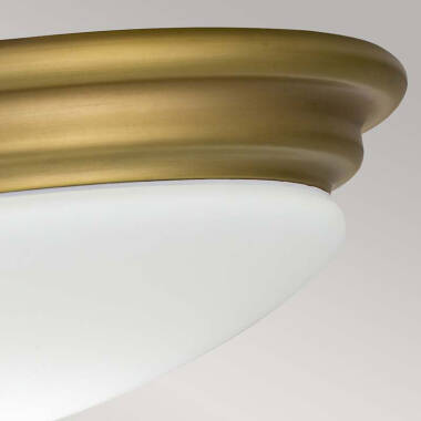 Image of Elstead Brompton Bathroom Flush Ceiling Light