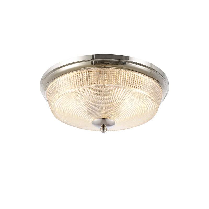 Image of Arabella Glass Flush Ceiling Light