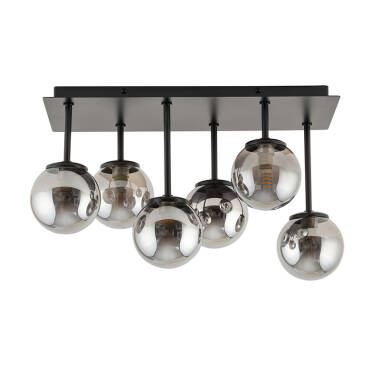 Image of Edit Tulia 6 Light Semi-Flush Bar Ceiling Pendant