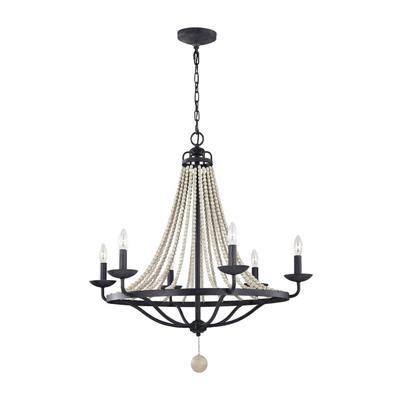 Image of Feiss Nori 6 Light Chandelier