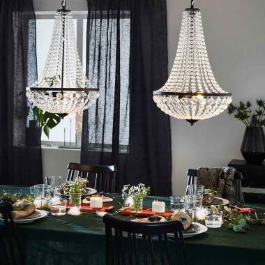 Image of Granso Large Glass Chandelier
