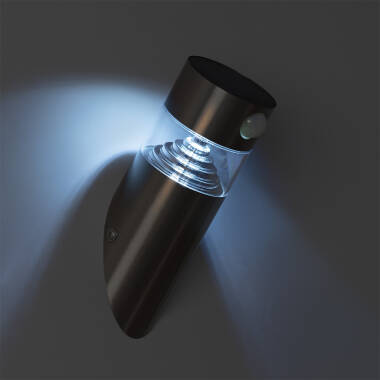Image of Suri Inti Solar LED Outdoor Wall Light with PIR Sensor