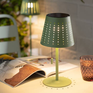Image of Suri 365 Banate Solar LED USB Outdoor Table Lamp