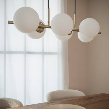 Image of Edit Amatler 6 Light Bar Ceiling Pendant