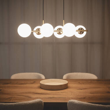Image of Edit Amatler 6 Light Bar Ceiling Pendant