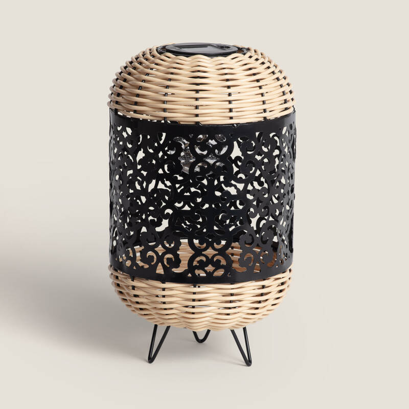 Image of Suri Agra Lantern Solar LED Outdoor Table Lamp