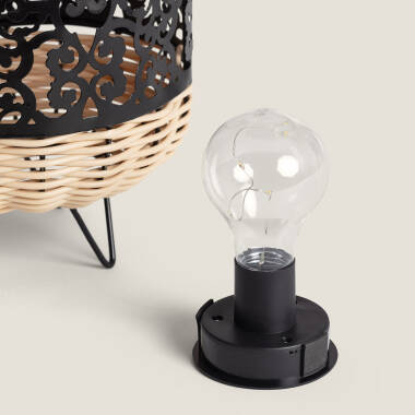 Image of Suri Agra Lantern Solar LED Outdoor Table Lamp