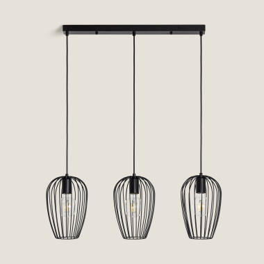 Image of Edit Telmi 3 Light Bar Ceiling Pendant Light