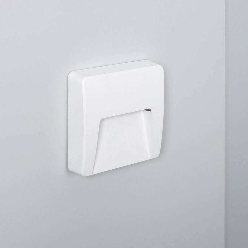 Image of Edit 3W Dag Square Surface Outdoor LED Wall Light