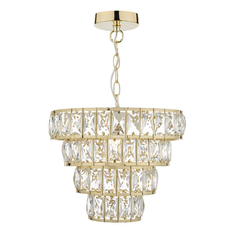 Image of Dar Cerys Crystal Chandelier