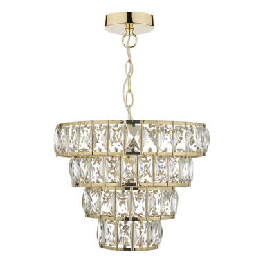 Image of Dar Cerys Crystal Chandelier