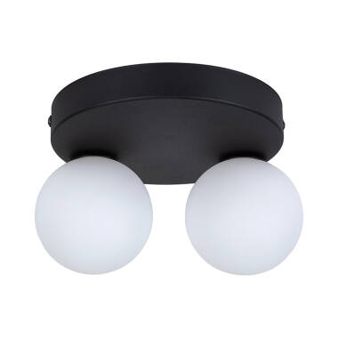 Image of Edit Bianca 2 Light Flush Ceiling Light