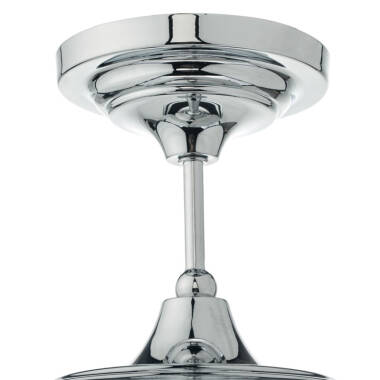 Image of Dar Caden Glass Semi-Flush Ceiling Light