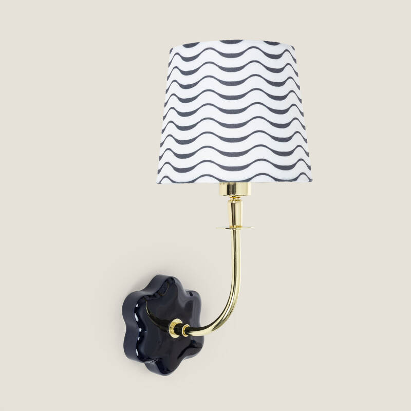 Image of Wisteria Meirion Ceramic Wall Light