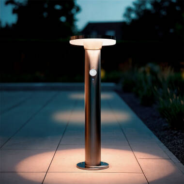 Helios 6W Solar LED Post Light with Motion Sensor