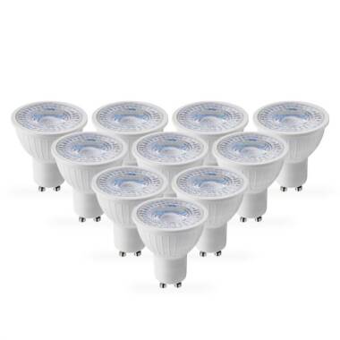 Envirolight 5W Dimmable LED GU10 Bulb - Pack of 10 - Flood Beam