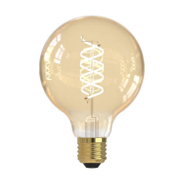 Image of Dar 5.5W Dimmable LED Decorative Filament 95mm Globe Bulb - Screw Cap - Pack of 6