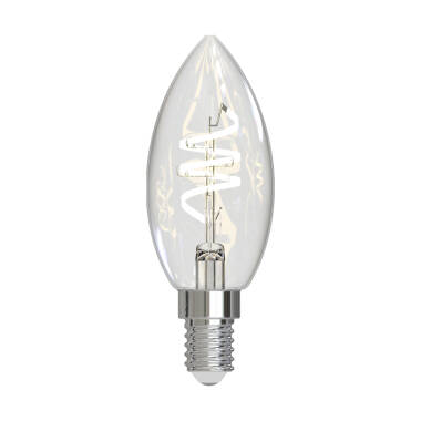 Image of Dar 4.6W Dimmable LED Decorative Filament Candle Bulb - Small Screw Cap