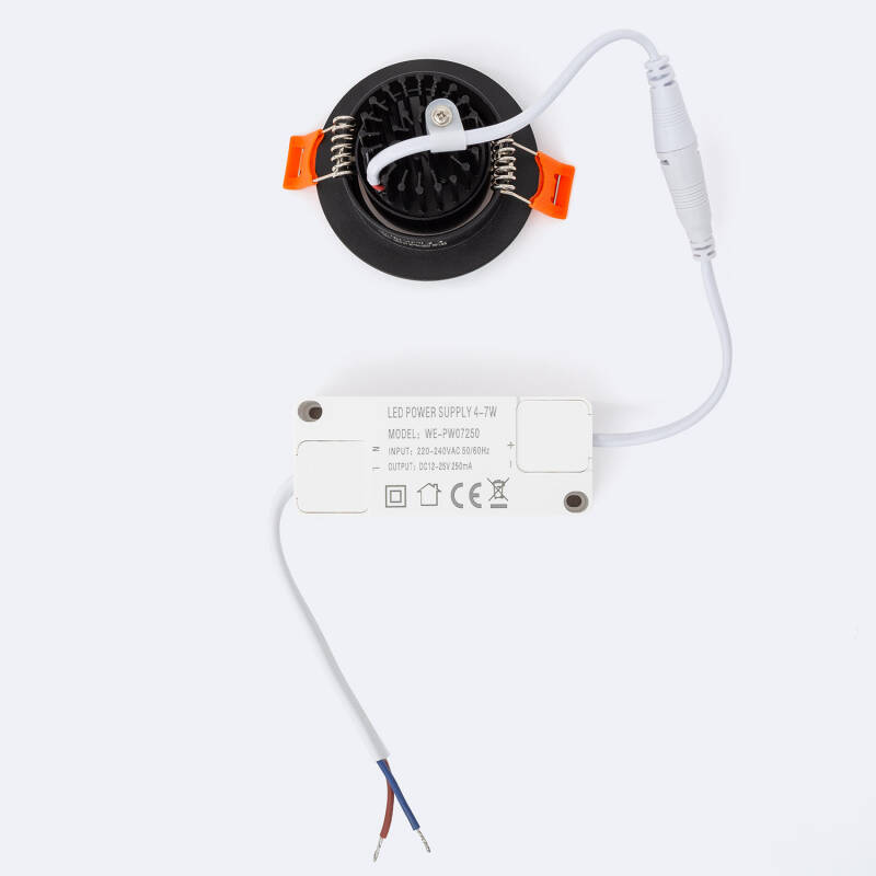Image of Round Expert Colour 5W COB LED Adjustable Downlight Cutout 55mm