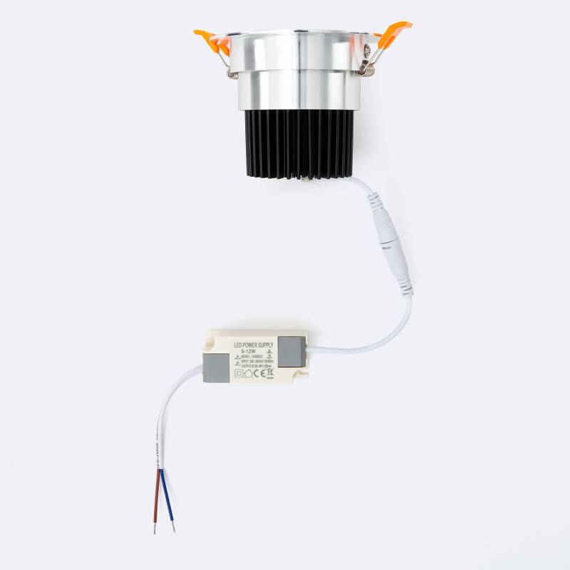 Image of Round 12W COB LED Adjustable Downlight Cutout 90mm