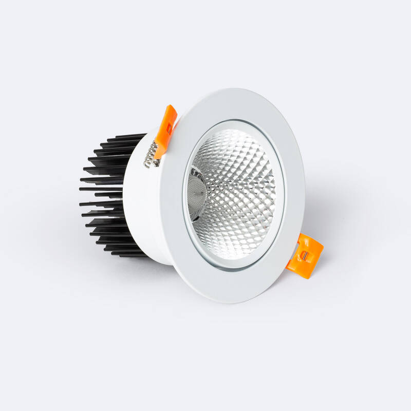 Image of Round 12W COB LED Adjustable Downlight Cutout 90mm