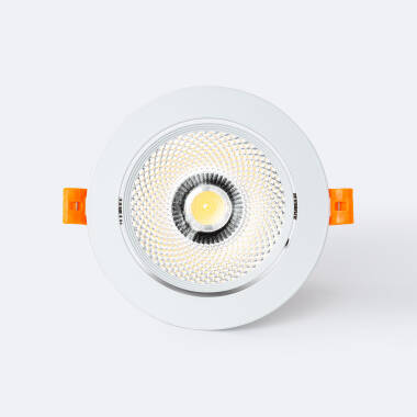 Image of Round 15W Cool Daylight COB LED Adjustable Downlight Cutout 113mm