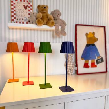 Image of Edit Gloss USB Rechargeable CCT LED Touch Table Lamp