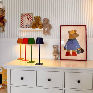 Image of Edit Gloss USB Rechargeable CCT LED Touch Table Lamp