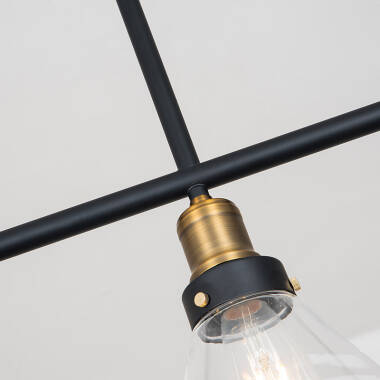 Image of Edit Factory Glass 3 Light Bar Ceiling Pendant