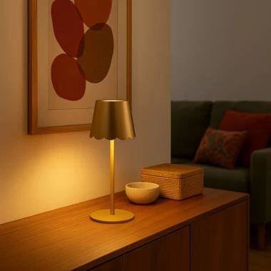 Edit Aoife USB Rechargeable Battery Operated LED Touch Table Lamp