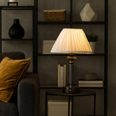 Image of Wisteria Edith USB Rechargeable LED Touch Table Lamp