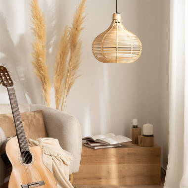 Image of Edit Yantai Rattan Ceiling Pendant Light