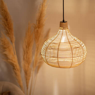 Image of Edit Yantai Rattan Ceiling Pendant Light