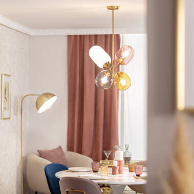 Image of Edit Papallona 4 Light Glass Ceiling Pendant