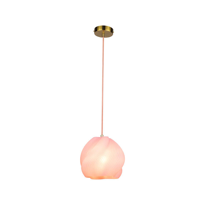 Image of Wisteria Rosey Fibreglass Ceiling Pendant Light