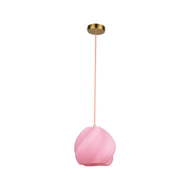 Image of Wisteria Rosey Fibreglass Ceiling Pendant Light