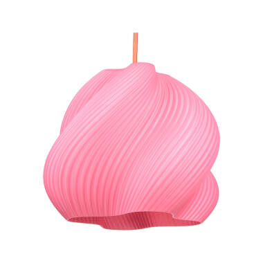 Image of Wisteria Rosey Fibreglass Ceiling Pendant Light