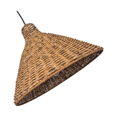 Image of Khudi & Khora Mocha Rattan Ceiling Pendant Light