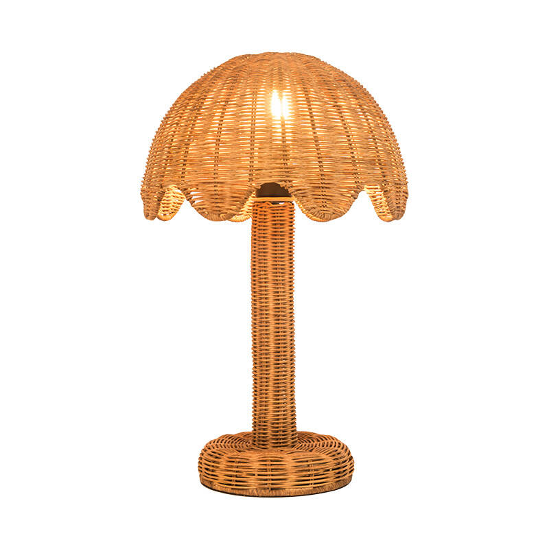 Image of Wisteria Nice Rattan Table Lamp