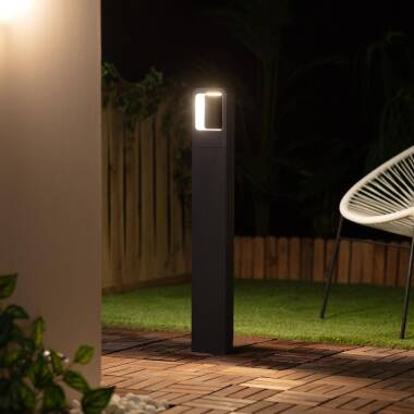 Image of Edit Emerita 6W Warm White LED Outdoor Bollard Light 80cm