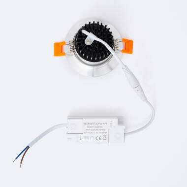 Image of Round 7W COB LED Adjustable Downlight Cutout 70mm Image of Round 7W COB LED Adjustable Downlight Cutout 70mm