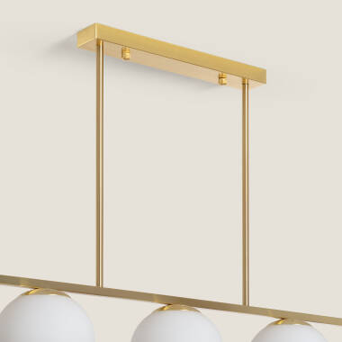 Image of Edit Boqor 5 Light Semi-Flush Bar Ceiling Pendant