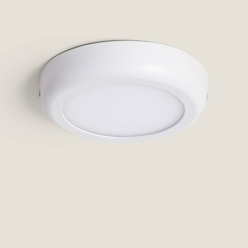 Image of 12W Cool LED Flush Ceiling Light D180 mm