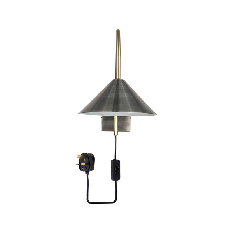 Image of Wisteria Strikey Wall Light With Plug
